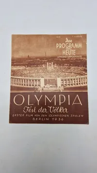 Originalt tysk olympiade blad 1936