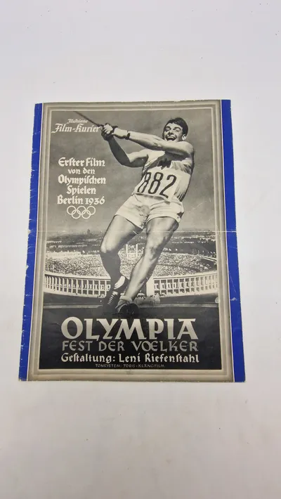 Originalt tysk olympiade blad 1936
