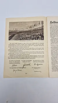 Originalt Hilf mit! Illustrierte deutsche Schülerzeitung" fra juni 1936. Magasinet var en del af "Berliner Illustrirte Zeitung" (BIZ)