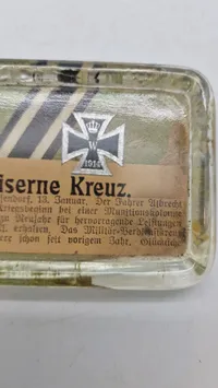 Original tysk ww1 brevpresse
