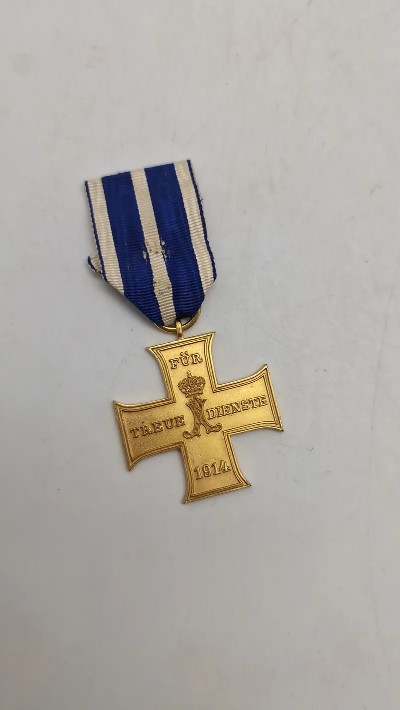 Originalt Schaumburg-Lippe Kreuz für Treue Dienste 1914
