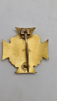 Originalt Ehrenkreuz (æreskors) fra Preußischer Landeskriegerverband, 1. klasse. Denne type medalje blev tildelt for fortjeneste, som teksten i midten af korset indikerer med "Für Verdienst"
