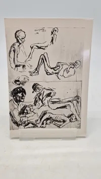Samling polske billeder med kz motiver, ww2