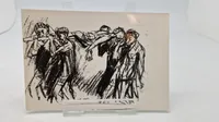 Samling polske billeder med kz motiver, ww2