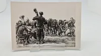 Samling polske billeder med kz motiver, ww2
