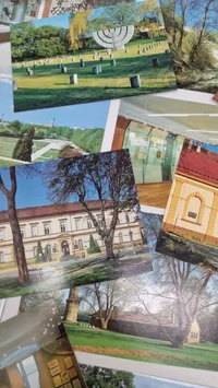 Samling diverse fotos Theresienstadt