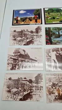 Samling diverse fotos/postkort Japanske krisfanger mm.