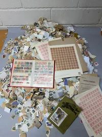 Kæmpe samling frimærker, England mm