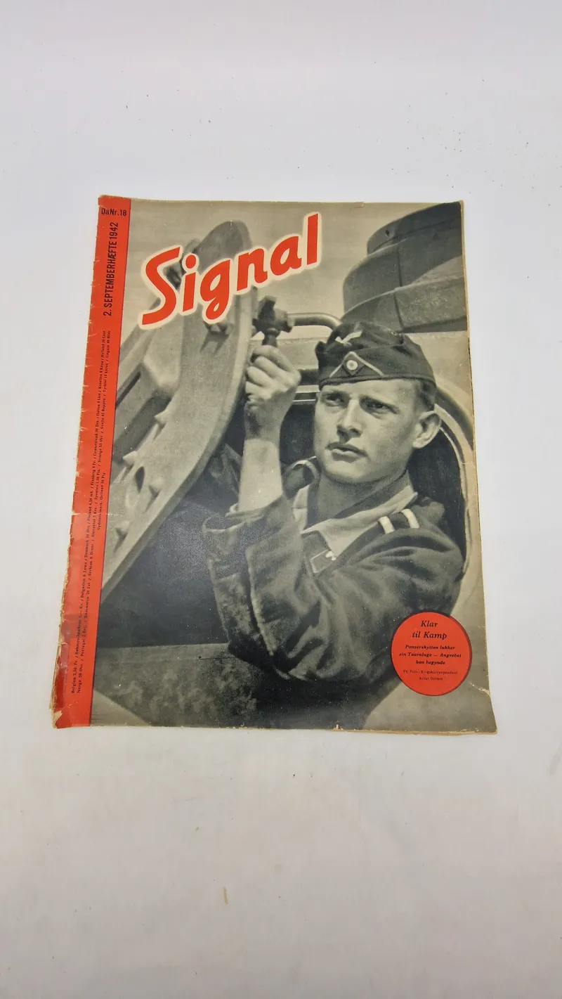 Originalt eks. af “Signal” på dansk, ww2