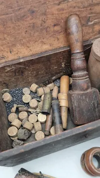 Original samling ældre genladnings udstyr
