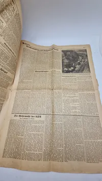 Originalt eks. af "Hamburger Fremdenblatt" fra 1943