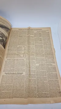 Originalt eks. af "Hamburger Fremdenblatt" fra 1943