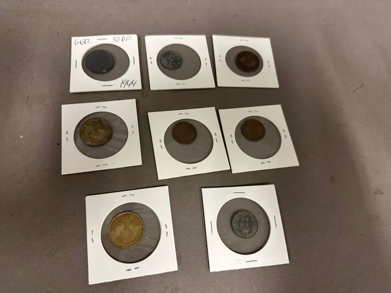 Samling original Tyske hagekorsmønter