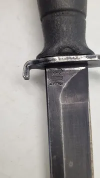 Original dansk M/96 kniv af mærket Glock