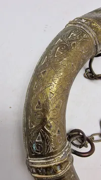 Originalt Arabisk krudthorn