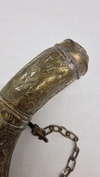 Originalt Arabisk krudthorn