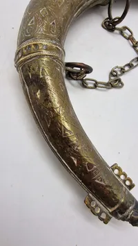 Originalt Arabisk krudthorn
