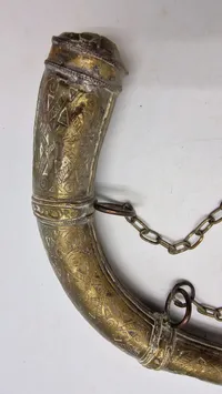 Originalt Arabisk krudthorn