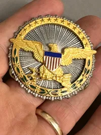 Originalt Sterling sølv Office of the Secretary of Defense Identification Badge