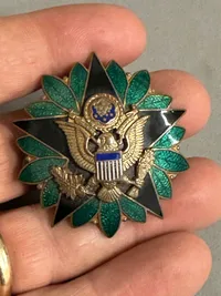 Original sjældent Army Staff Identification Badge
