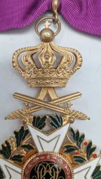 Originalt sjældent Belgisk kommandørkors (Leupold ordenen)