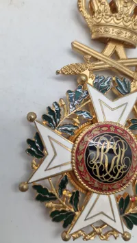 Originalt sjældent Belgisk kommandørkors (Leupold ordenen)