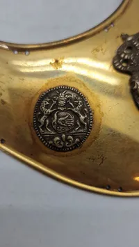 Sjælden original ringkrave fra det danske politi med historie