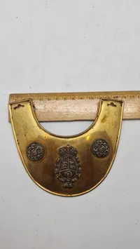 Sjælden original ringkrave fra det danske politi med historie