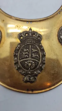 Sjælden original ringkrave fra det danske politi med historie