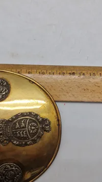 Sjælden original ringkrave fra det danske politi med historie