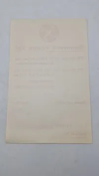 Original D.N.S.A.P mødeseddel