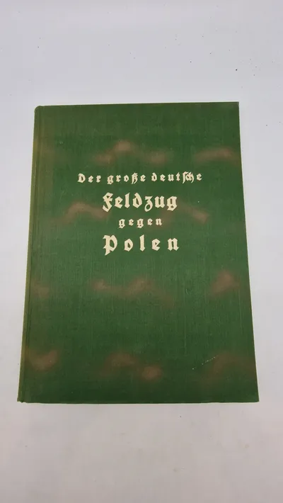 Original bog - "Der große deutsche Feldzug gegen Polen".