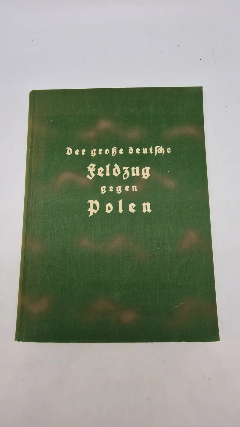 Original bog - "Der große deutsche Feldzug gegen Polen".
