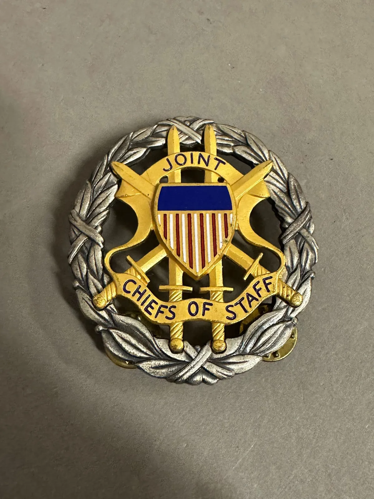 Original Sterlingsølv Joint Chiefs of Staff badge