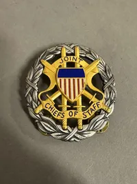 Original Sterlingsølv Joint Chiefs of Staff badge