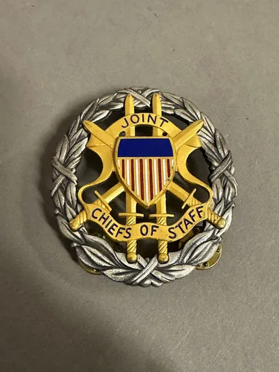 Original Sterlingsølv Joint Chiefs of Staff badge