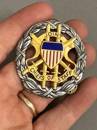 Original Sterlingsølv Joint Chiefs of Staff badge
