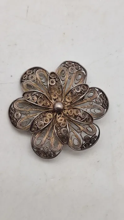Broche (Sterlingsølv) Filigran