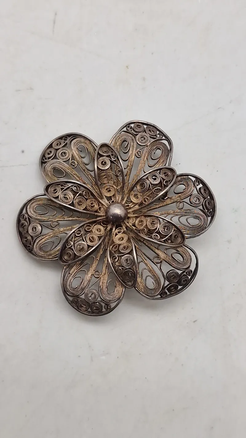Broche (Sterlingsølv) Filigran