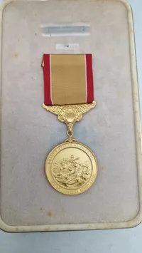 Original amerikansk livredder medalje som tildeles personel i den amerikanske kystvagt