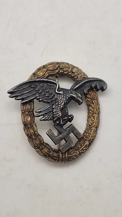 Luftwaffe Beobachterabzeichen - ekstremt veludført efterkrigs