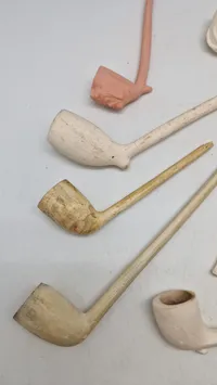 Samling kridtpiber
