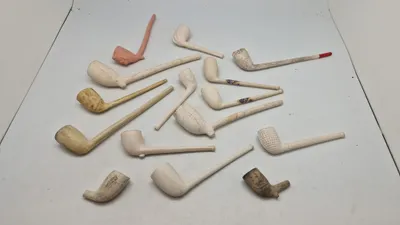 Samling kridtpiber