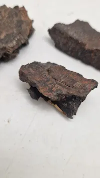 Originale granatsplinter fra Århus WW2 se beskrivelse