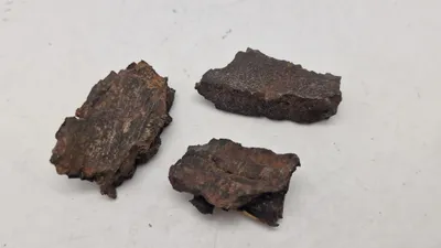 Originale granatsplinter fra Århus WW2 se beskrivelse