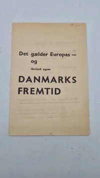 Original dansk hvervefolder til Waffen-SS