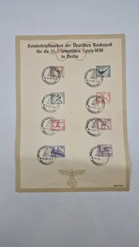 Originale olympiade brevmærker, 1936