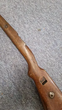 Originalt skæfte for tysk K98 riffel WW2