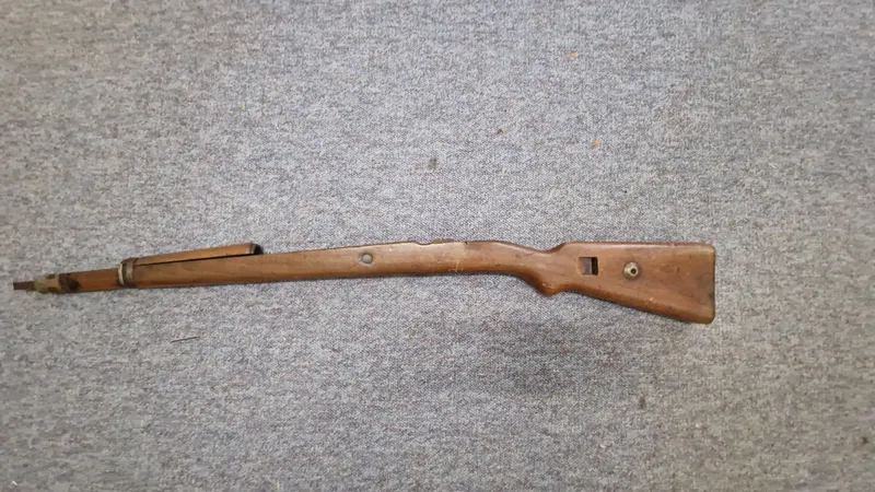 Originalt skæfte for tysk K98 riffel WW2