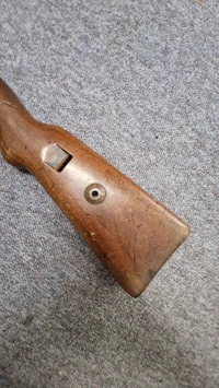 Originalt skæfte for tysk K98 riffel WW2